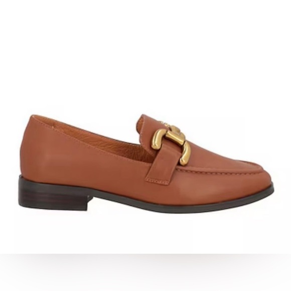 Anthropologie - 40 Bibi Lou Zagreb Loafers‎ chestnut gold/bronze horse bit